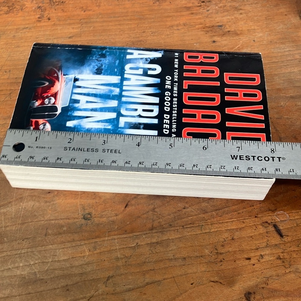 Book: A Gambling Man by David Baldacci - softcover - Picture 11 of 15
